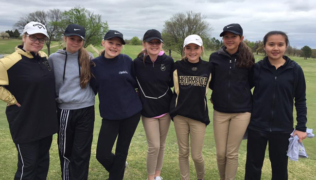 middle school girls golf