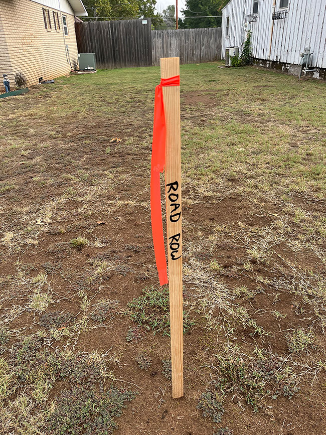  yard stake